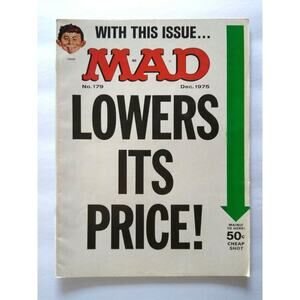 MAD Magazine Dec 1975 # 179 Funny Lady Barbra Streisand Movie Parody Shampoo